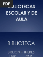 Bibliotecas Escolar y de Aula