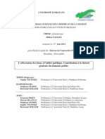 L'affectation Des Biens À L'utilité Publique. Contribution À La Théorie PDF