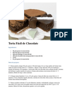 Torta Facil de Chocolate