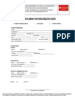 140 - Formulário de Inscrição Santander-Ead