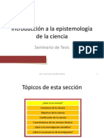 Introducción A La Epistemología de La Ciencia