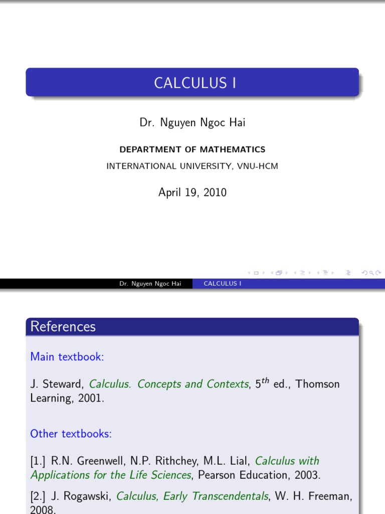 Calculus I for Math Students | PDF | Sine | Function (Mathematics)