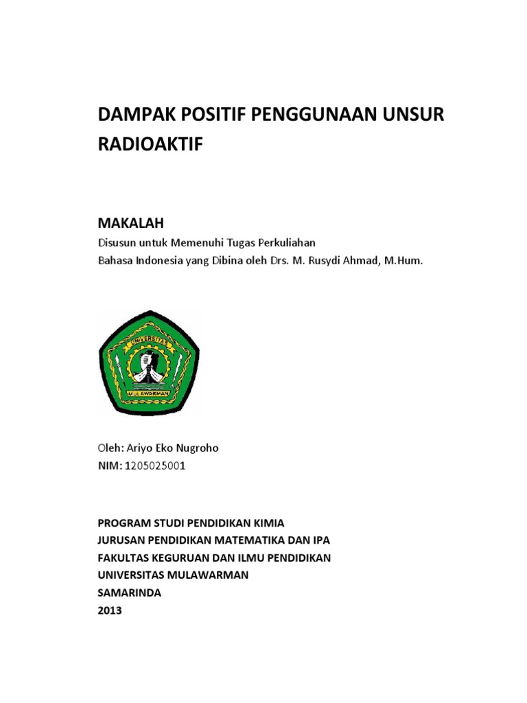 Makalah Radioaktif