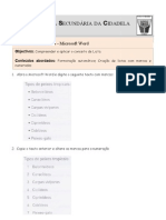 Ficha de Trabalho ITICword_n-3