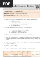Ficha de Trabalho ITICword_n-6