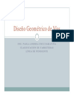 Diseno Geometrico de Vias I - Evaluacion de Rutas PDF