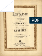 Arensky-Fantasie Op48 2 Pianos
