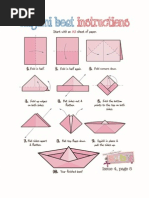Origami Boat Instructions New
