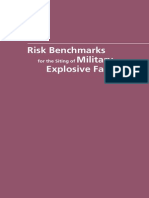 Risk Benchmarks For The Siting of Military Explosive Facilities