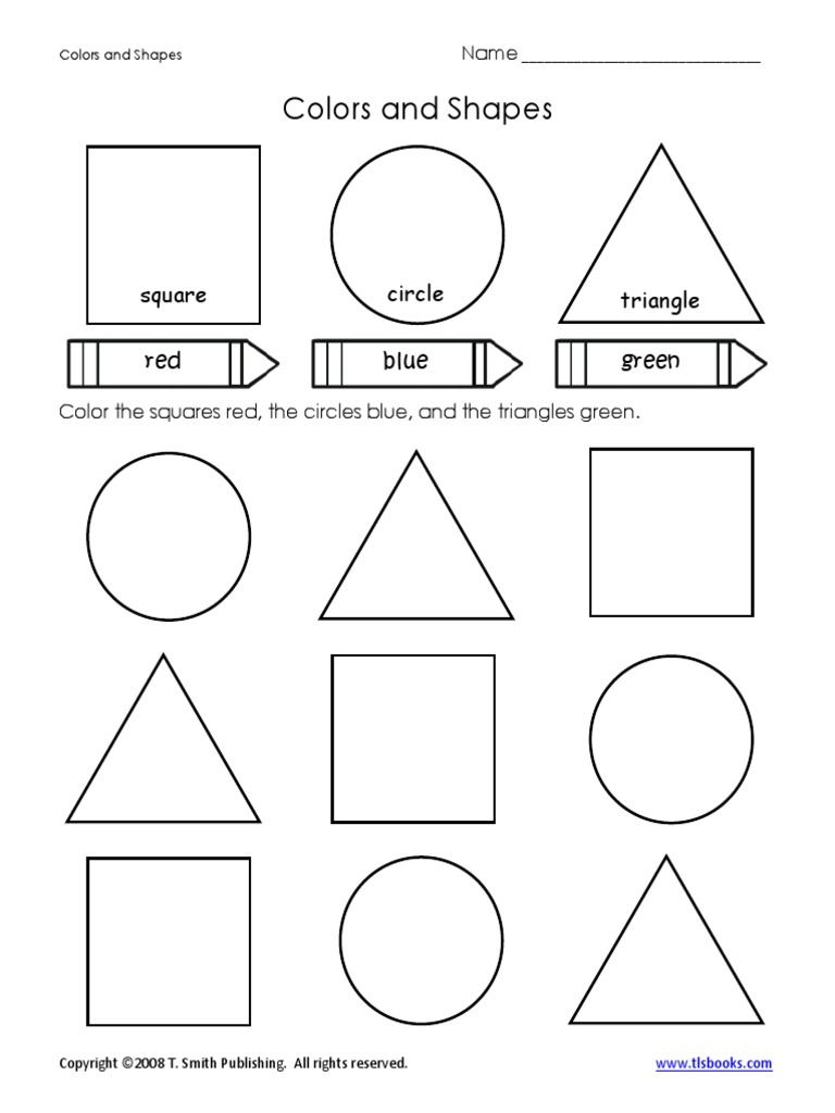 Primary Color Shapes | PDF