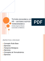 .1 Tutoria Bioquimica UST PH, Buffer y Termodinamica