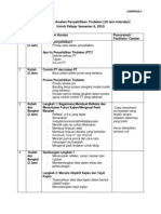 Struktur Kursus Penyelidikan Tindakan Awal Untuk Pelajar Sem.6