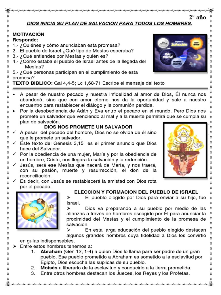 Plan de Salvación de Dios para Todos | PDF | María, madre de Jesús ...