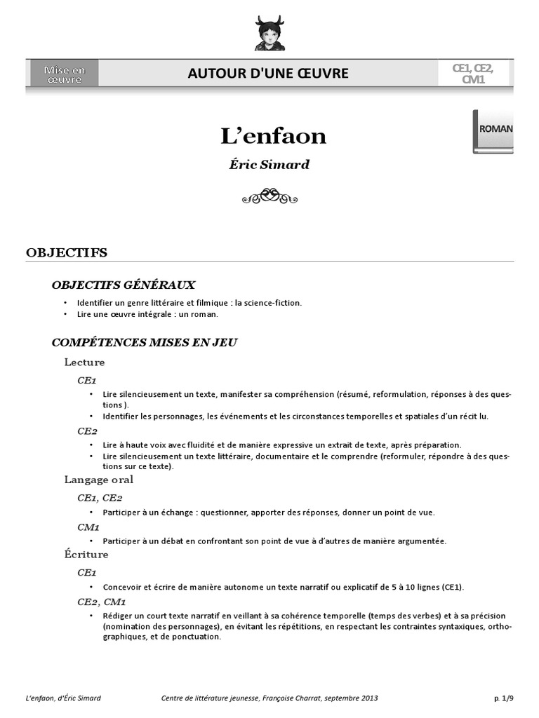 L Enfaon Chapitre 1 , Calaméo – TUJFIF