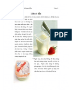 Giới thiệu tổng quát qui trình sản xuất sữa chua - Luận văn, đồ án, đề tài tốt nghiệp