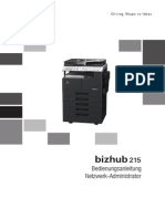 Konica Minolta Bizhub 215 Network Administration DE