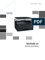 Konica Minola Bizhub 165 Benutzerhandbuch DE