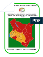 Cra Policy On The Criteria For Identifying Marginalised Areas