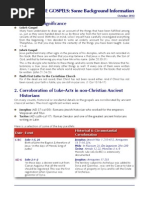 Why Should I Trust The Gospels? (Handout From Talk at ASLP, Oct 2013)