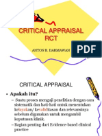 Critical Appraisal Experiment