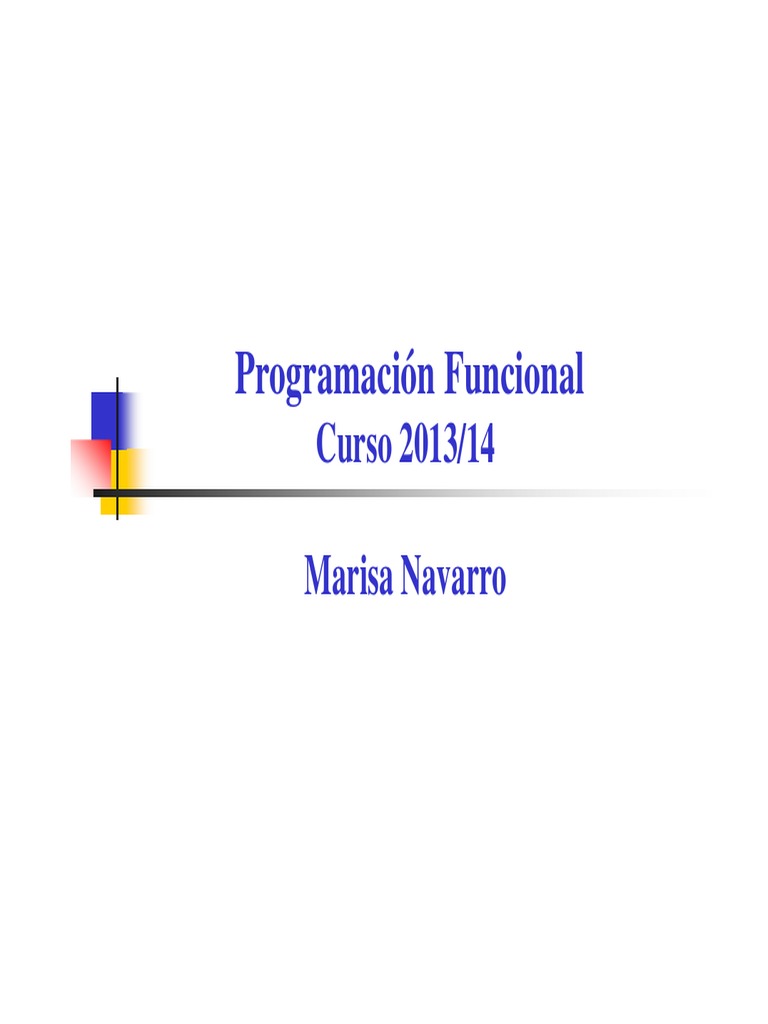 Curso de Programación Funcional en Haskell | PDF | Programacion ...