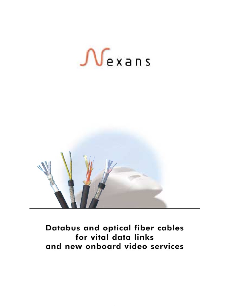 Nexans Databus Rail Flamex PDF Cable Optical Fiber