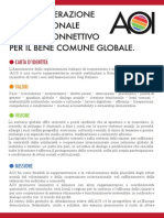 Manifesto AOI - Associazione delle organizzazioni italiane di cooperazione e solidarietà internazionale
