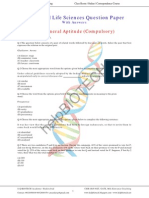 Helpbiotech: Gate 2011 Life Sciences Question Paper