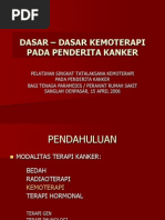 Download DASAR  DASAR KEMOTERAPI PADA PENDERITA KANKER by Teguh Satya SN174718896 doc pdf