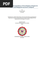 Download Arsenic in Ground Water of Terai Region of Nepal Its Effect and Mitigation Measures Adopted by Preetam Pandey SN17471903 doc pdf