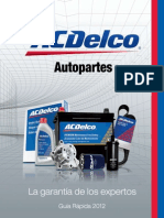 ACDelco Autopartes Guia Rapida 2012