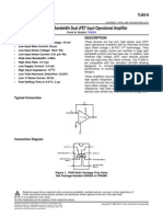 tl082 Op Amp Datasheet