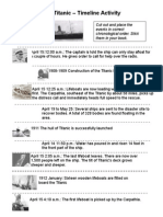 Titanic Timeline Activity