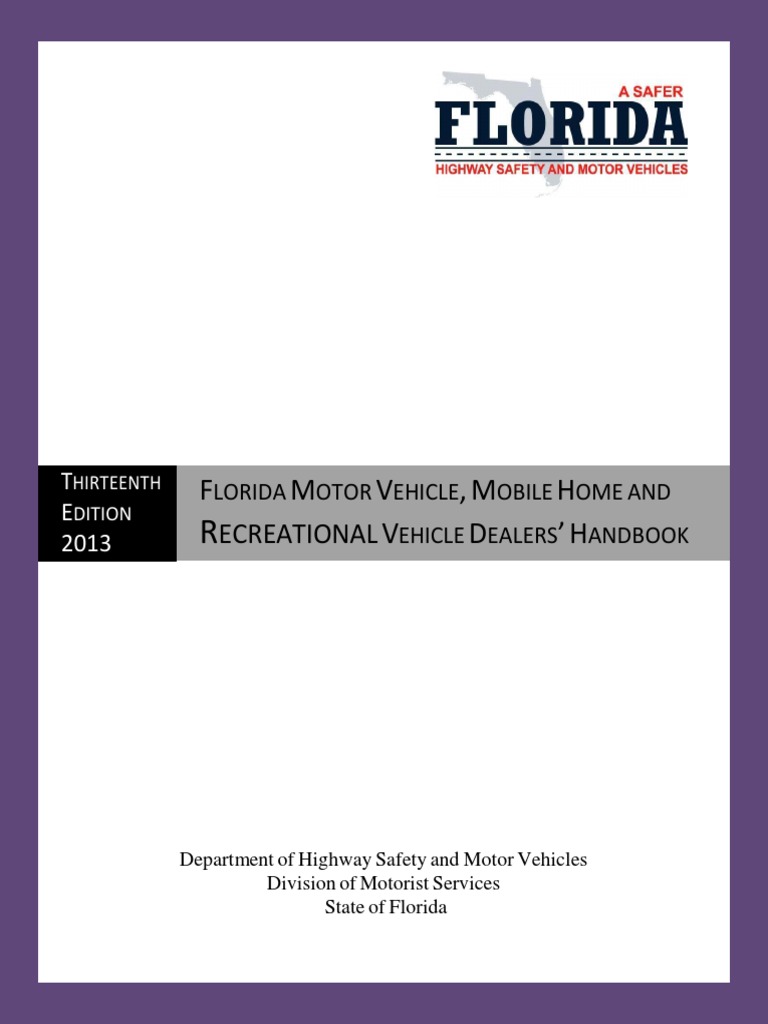 Dealer Handbook PDF Franchising Mobile Home
