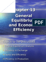 General Equilibrium and Economic Efficiency