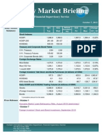 Weekly Market Briefing (October 7, 2013)