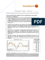 Purchasing Managers' Index - Services, September 2013