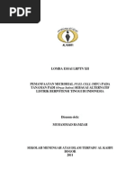 Download Pemanfaatan Microbial Fuel Cell MFC Pada Tanaman Padi Oryza Sativa Sebagai Alternatif Energi Listrik Berpotensi Tinggi di Indonesia LRPTN ITB 2011 by Muhammad Hamzah Syahrir SN174745846 doc pdf