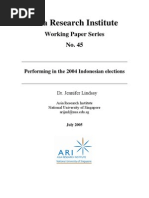 Download Asia Research Institute - Performing in the 2004 Indonesian Elections by eets SN17474678 doc pdf