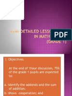 Semi Detailed Lesson Plan in Mathematics