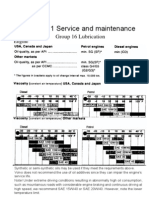 Volvo 200 Series DataSheet Section 1 Service and Maintenance