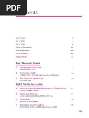 Managing Nursing Care