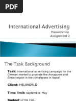 Download International Advertising PPT by meraj k SN17475295 doc pdf