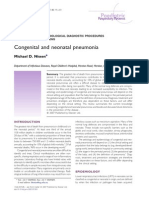 Congenital and Neonatal Pneumonia