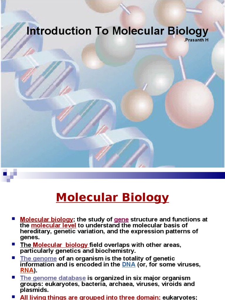 Introduction to Molecular Biology Directionality (Molecular Biology
