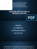 Limites Éticos de La Investigación