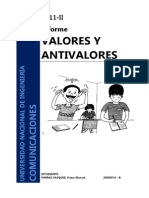 Valores & Antivalores