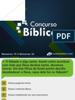 Concurso Bíblico 2013 - 23 - 02 - 2013