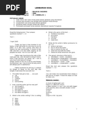 Soal Bhs Inggris Kls Xi Sma Examsworld Us Trees Plants