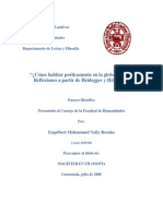 Cómo Habitar Poéticamente en La Globalización Por Engel Tally URL 2008